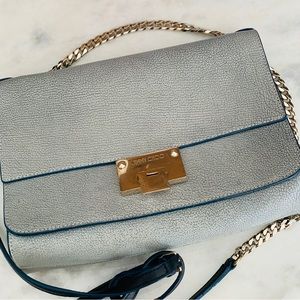 Jimmy Choo- Raven Leather shoulder purse